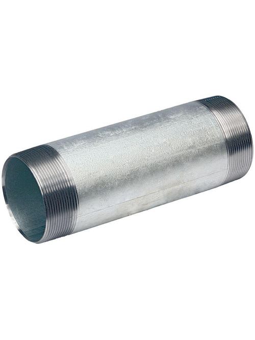 Galvanized Rigid Fittings - 4" x 6" Rigid Conduit Nipple, Galvanized Steel