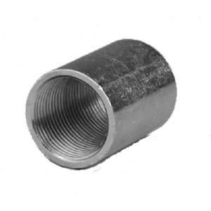 Galvanized Rigid Fittings - 1" IMC Rigid Conduit, Threaded Coupling, Galvanized Steel
