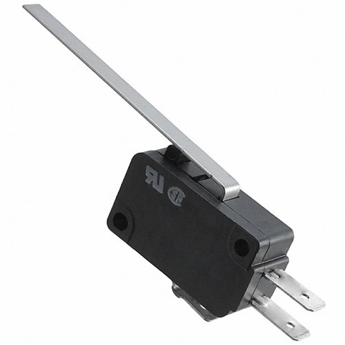Allied Electronics - ALEL V7-6C17D8-048-1 MICROSWITCH BASIC SWITCH, SNAP ACTION, SPDT, SOLDER LUG, LEAF LEVER ACTUATOR