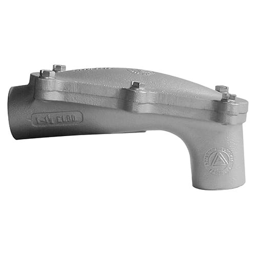 Appleton Electric - Appleton ELBD-150 1-1/2" 90deg Pulling Elbow w/ Angled Cover, Explosion-Proof, Dust-Ignition-Proof - Malleable Iron