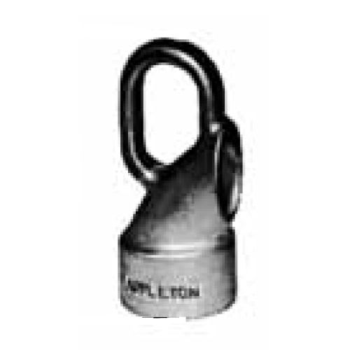 Appleton Electric - Appleton FHLF-75 Pendant Fixture Hanger Loop, 3/4" Female Threads, 5/8" dia. Wireway, Malleable Iron
