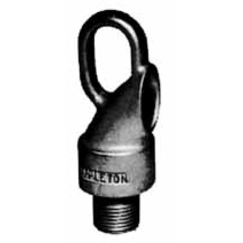 Appleton Electric - Appleton FHLM-75 Pendant Fixture Hanger Loop, 3/4" Male Threads, 5/8" dia. Wireway, Malleable Iron