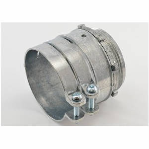 Bridgeport Fittings - Bridgeport 417-DC2 2-1/2" Flexible Metal Conduit Squeeze Connector, Zinc Die Cast
