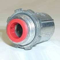 Bridgeport Fittings - Bridgeport 590-DCI2 3/8" Snap Type Insulated Connector, FMC/AC/MC, Die Cast