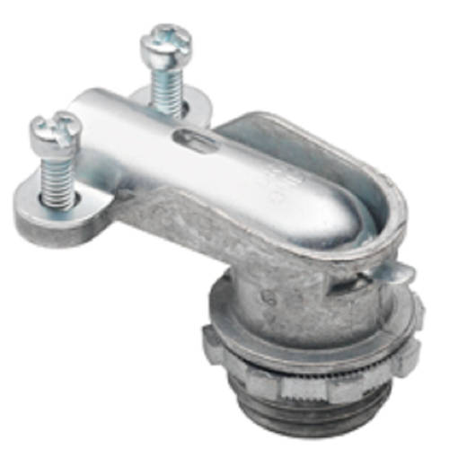 Bridgeport Fittings - Bridgeport 806-DC2 3/4" 90deg AC/MC/FMC Connector, Zinc Die Cast