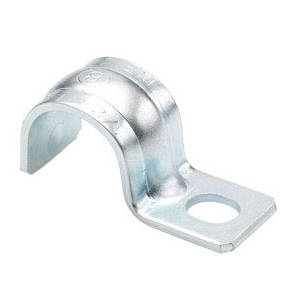 Bridgeport Fittings - Bridgeport 922-S 1" 1-Hole EMT Straps, Steel