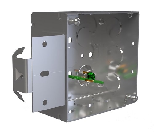 Crouse-Hinds - Crouse-Hinds TP4MSB 4" x 2-1/8" Sq. Box and MSB Brackets