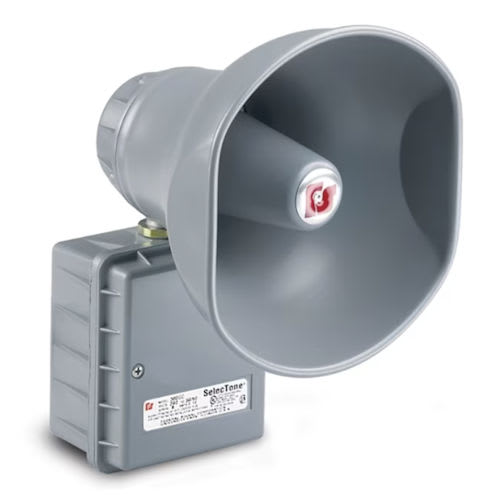 Federal Signal Corp - Federal Signal 300GC-120 SelecTone® 15W Amplified Speaker, 120VAC 50/60Hz, 0.25A, 110 dBa @ 10', Cast Copper-Free Aluminum Housing