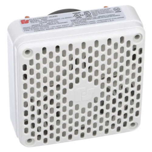 Federal Signal Corp - Federal Signal 450E-024 Vibratone® Electronic Horn, 99 dBa @ 10', Fire Regulated 16-33 VDC, Polycarbonate Housing