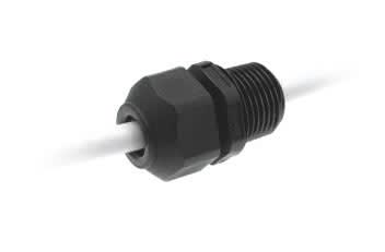 Heyco Products Inc - Heyco 3234 (LTF3/4) 1.068" NPT Series-35 Straight Liquidtight Cord Grip, .450"-.709" Cord Range, Black