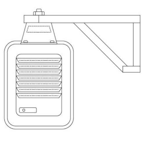 Qmark/Marley - Marley B10 Wall / Ceiling Mounting Bracket for 3KW to 10KW Units