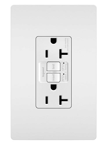 Pass & Seymour / Legrand - P&S AFGF203TRW 20A TR AFCI/GFCI SEL