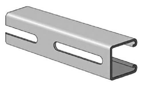Allied Powerstrut - POWS PS20010PL PS 200; 1 5/8 IN. X 1 5/8 IN. X 12 GA. CHANNEL