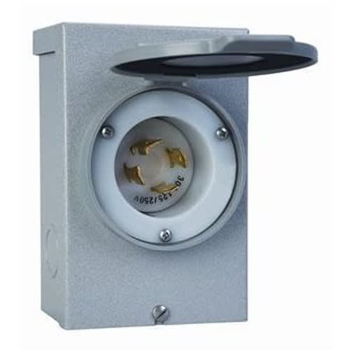 Reliance Control Corporation - Reliance Controls Corp. PB30 30 Amp 125/250 VAC L14-30 Power Inlet Box