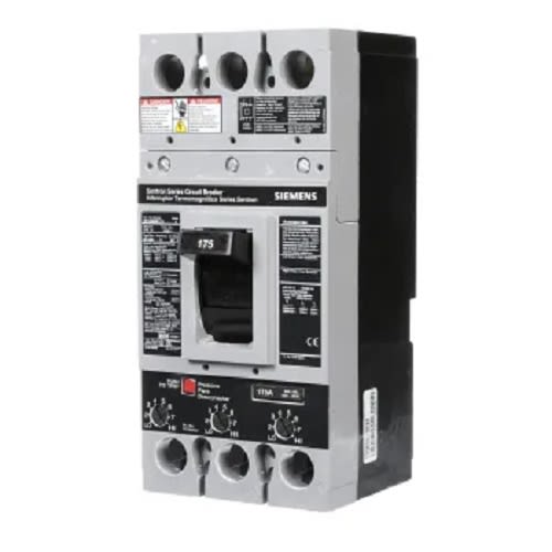 Siemens - Siemens HFXD63B175 Molded Case Circuit Breaker, Thermal Magnetic Trip Unit, 175A, 3 Pole, No Lugs