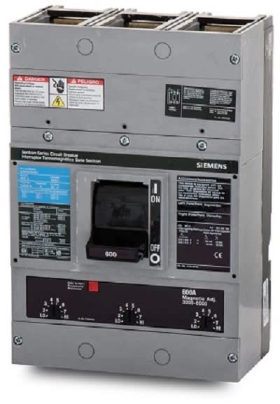 Siemens - Siemens LXD63B600 3-Pole 600 Amp 600 VAC 25 kA Molded Case Circuit Breaker