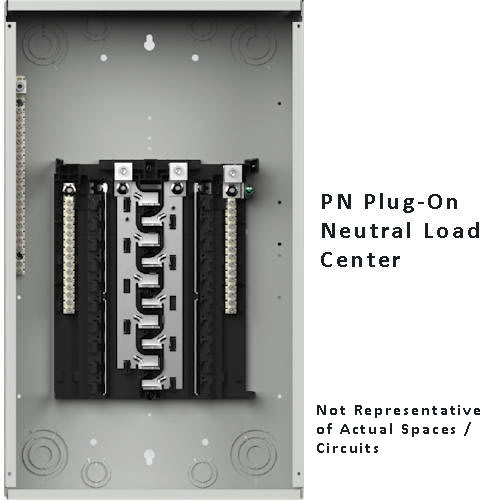 Siemens - Siemens PN3048L1200 200A Main Lug / Convertible Load Center, 30 Spaces / 48 Circuits, 1Phase 3Wire 120/240V, Aluminum Bus, NEMA-1, Gray