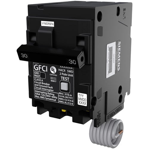 Siemens - S-A Q230GF BRKR QPFB GFCI 5mA 2P 24