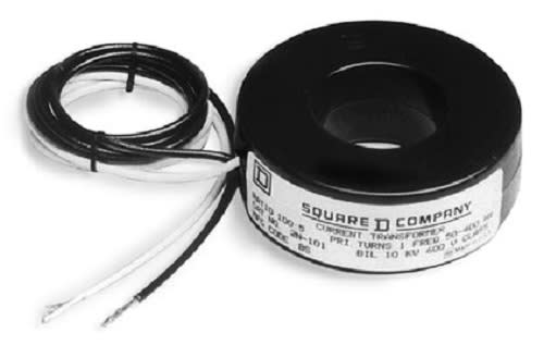 Square-D / Schneider - Square D 2NR101 1.13 Inch 10 kV 600 VAC 50 to 400 Hz 100:5 16 AWG Current Transformer