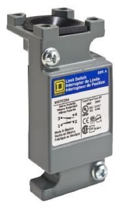 TESENSOR - TEC 9007CO62B2 600 VAC 10 Amp 2NO 2NC Rotary Lever Arm Plug-In Heavy Duty Limit Switch