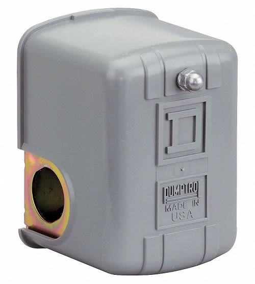 TESENSOR - Square D 9013FHG3J27 575 VAC DPST 40 to 100 PSIG Non-Adjustable Differential Pressure Switch