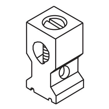Square-D / Schneider - Square D AL30FD 14 to 6 AWG or 12 to 6 AWG Copper/Aluminum Circuit Breaker Mechanical Lug Kit