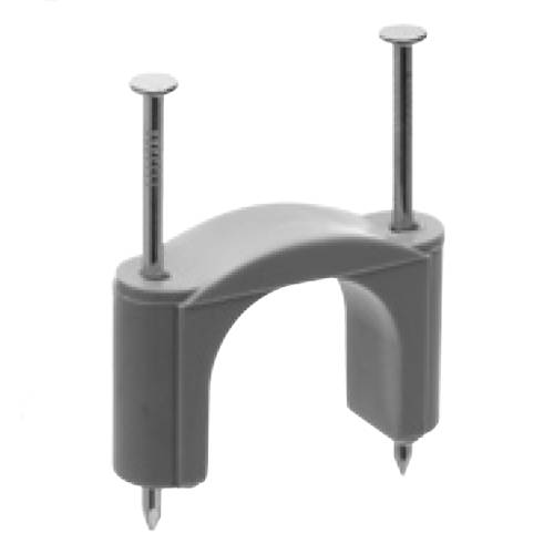 Sturgeon Bay Metal Products - Sturgeon Bay RA-1724 2-Nail Plastic Cable Strap (#1/0 SER), Gray (25/Box)