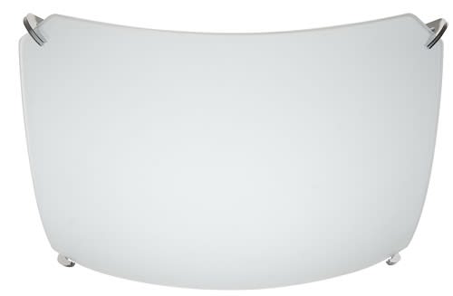 Artcraft Lighting - ALTG AC3427 SQUARE FLUSH MOUNT WITH BRUSHED NICKEL CLIPS-3 60A BULBS