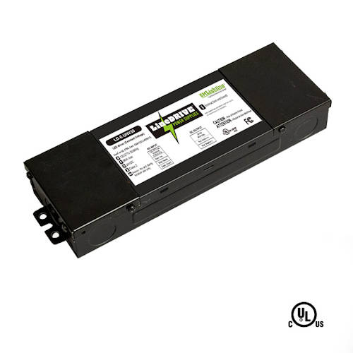 GM Lighting - GM Lighting LD-E-UNV60 12/24VDC 60W LED Electronic Non-Dimmable LineDRIVE Power Supply, 120/277V Input