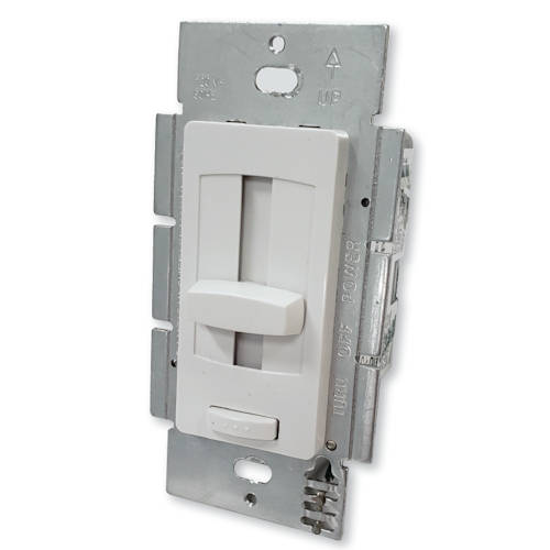 GM Lighting - GM Lighting SWD-40W-12VDC-DIM 40W 12VDC LED SwitchLD™ Wall Dimmer / Power Supply, Gloss White