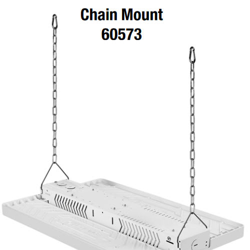 LEDVANCE Sylvania - Sylvania 60573 LNHIBA2A/CHAINMT Chain Mount, 5ft (1pr)