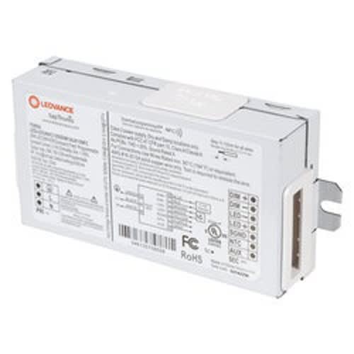 LEDVANCE Sylvania - Ledvance LEDrv25UNVC1250DIM1JAUX12NFC (75851) tapTronic™ Compact NFC LED Driver, J-Style Housing, Field Programmable, 25W, 150-1250mA, 0-10V Dimming