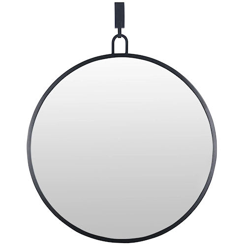 Varaluz Lighting - Varaluz Lighting 407A01BL 30" Round 'Stopwatch' Mirror - Black
