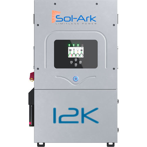 Civic Solar - CIVI SOLARK SE-12K 12KW 120/240/208V 48V HYBR INVERTER