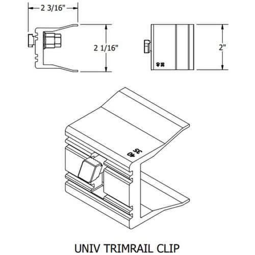 Unirac Inc - UNIR 250111U SFM TRMRAIL UNIV