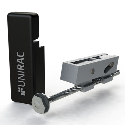 Unirac Inc - Unirac 302035M SolarMount End-Clamp Pro - Mill Finish Aluminum
