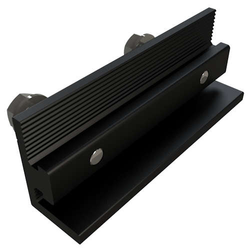 Unirac Inc - Unirac 303019D SolarMount BND Splice Bar, Pro Series, Dark Bronze Anodized (Black) Aluminum