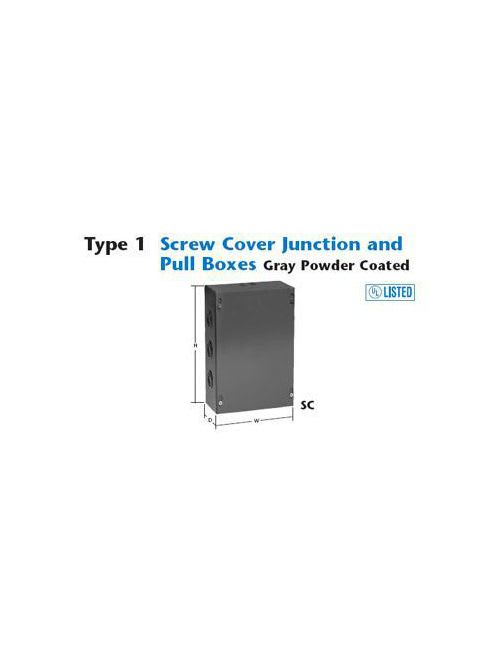 Unity Mfg - Unity Manufacturing 181810SCNK NEMA1 Screw Cover Box