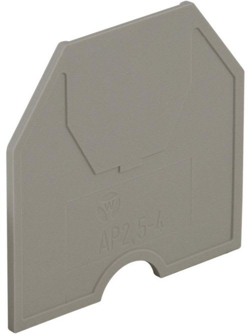 Square-D / Schneider - Square D AB1AC24 0.06 Inch Gray Terminal Block End Plate