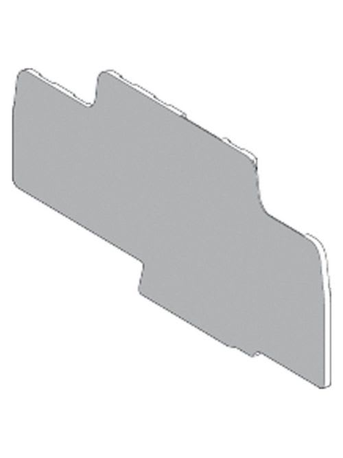 Square-D / Schneider - Square D AB1AC6 0.06 Inch Gray Terminal Block End Plate