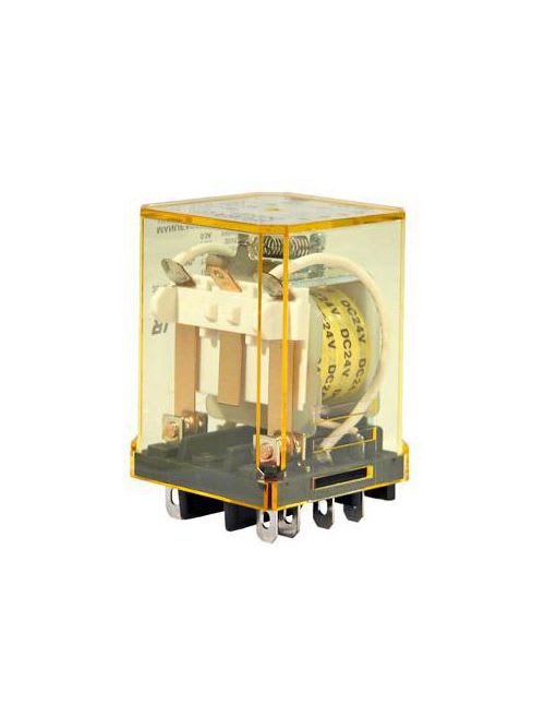 Idec Products - IDEC Corp RR2BA-UAC24V 24/240 VAC 10 Amp DPDT Electro Mechanical Heavy Duty Plug-In Blade Relay