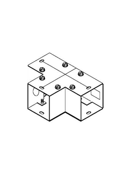 Square-D / Schneider - Square D LDB2T 2 x 2 Inch NEMA 1 16 Gauge Steel Hinged Cover Wireway Tee