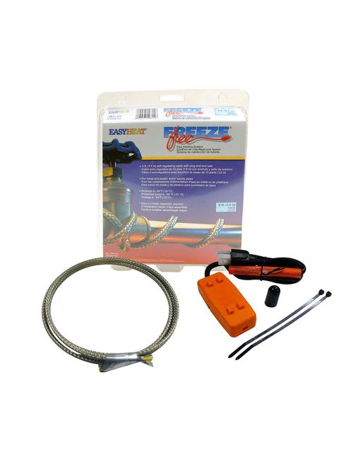 Easy Heat - EasyHeat 10805 Freeze Free™ 5ft Pipe Freeze Protection Pre-Packaged Kit