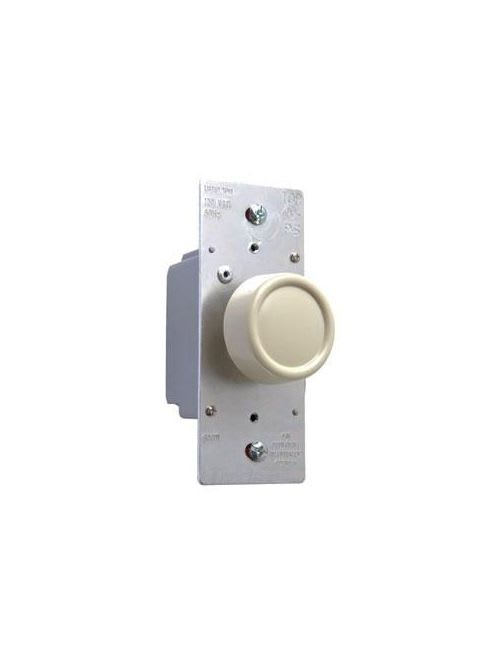 Pass & Seymour / Legrand - Pass & Seymour R600-PI Incandescent Rotary Dimmer, 600W, Single Pole - Ivory