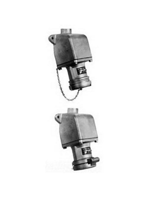 Appleton Electric - Appleton ADRE6044-125 60 Amp 4-Wire 4-Pole Receptacle and Mounting Box