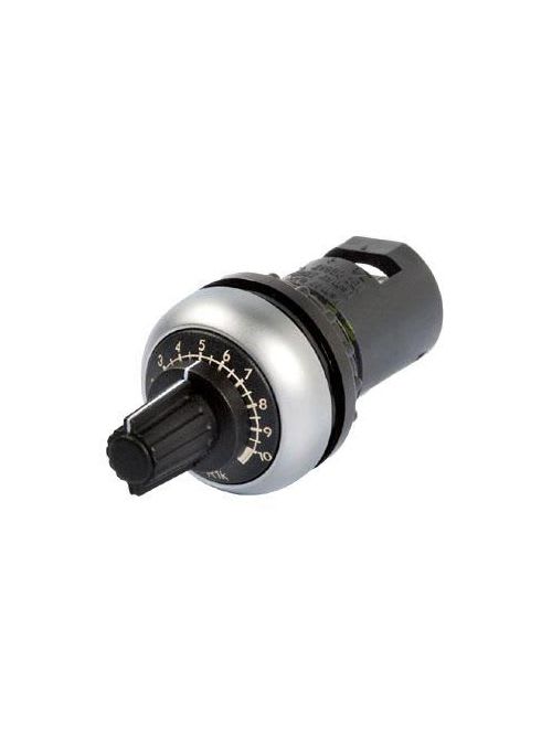 Cutler-Hammer / Eaton - Cutler-Hammer M22S-R100K-RH M22 Potentiometer, Oversized Knob, 22.5 mm, Bezel: Black, Black, IP20, Quantity: 100