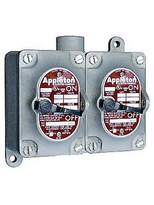 Appleton Electric - Appleton EDS3229 2-G 1 SNAP SWITCH STA-