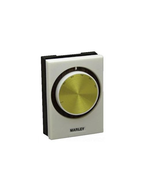 Qmark/Marley - Marley T100 120/240/277 Volt 22 Amp at 120/240 Volt 18 Amp at 277 Volt 50 to 90 Degrees F SPST Heat Anticipator Thermostat
