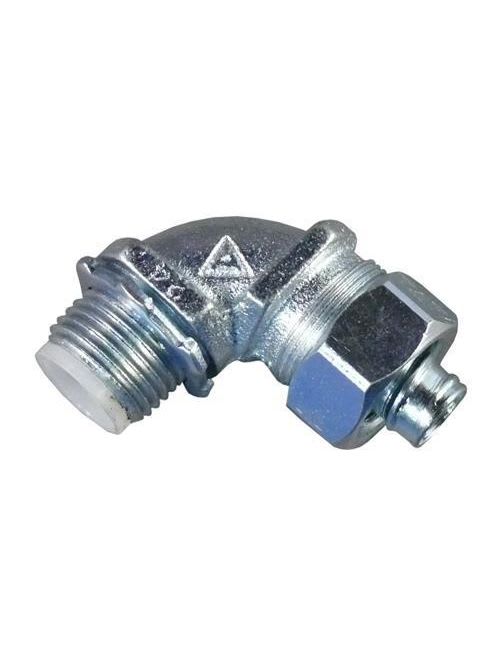Appleton Electric - Appleton STB-9050 1/2" 90deg Liquidtight Connector, Insulated Throat, Steel