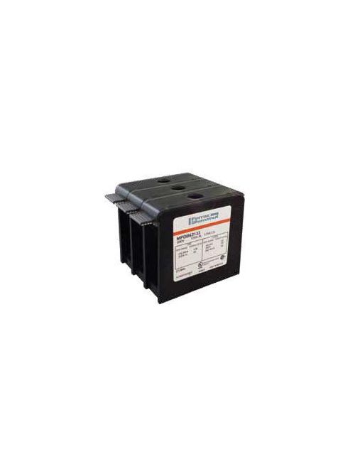 Ferraz Shawmut - Mersen 69173 3-Pole 310 Amp 600 Volt Aluminum Power Distribution Block